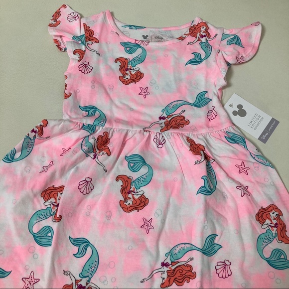 Disney Ariel mermaid 🧜‍♀️ cute pink dress - Picture 3 of 6